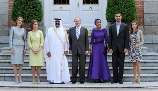 La Familia Real española recibe a los Emires de Qatar. Comentamos sus estilismos