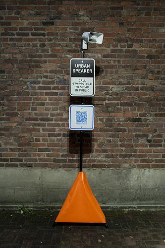 The Urban Speaker is an art installation that transforms public... The Urban Speaker is an art installation that transforms public...