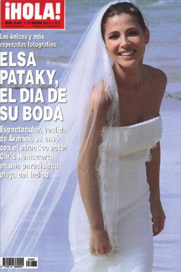 ¿ Es el matrimonio de ELSA PATAKY con Chris Hemsworth un montaje de HOLLYWOOD? ¿ Es el matrimonio de ELSA PATAKY con Chris Hemsworth un montaje de HOLLYWOOD?