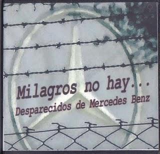 Milagros no hay.... desaparecidos de Mercedes Benz.