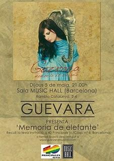 Guevara presenta su disco en Barcelona y Madrid.