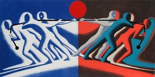 Mark Kostabi - Tug of war Más sobre gestionar conflictos