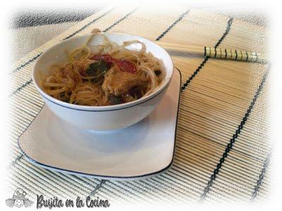 Noodles de arroz con verduras. Snack Soy Joy Noodles de arroz con verduras. Snack Soy Joy