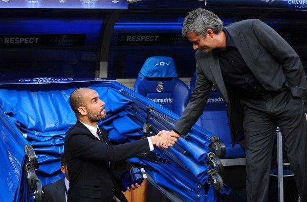 Mourinho y Guardiola se dan la mano