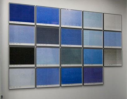 Cielos, 2011 Concentración en el color y el hierro. Aballí y Mascaró.