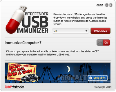 Inmunizar nuestros dispositivos USB Inmunizar nuestros dispositivos USB