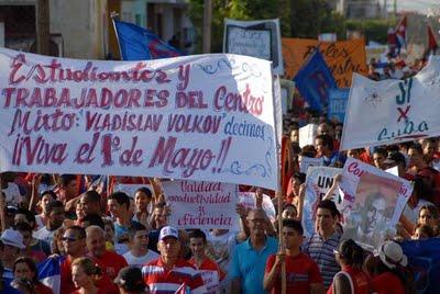 Primero de Mayo en Cuba: Un pueblo beatificado Primero de Mayo en Cuba: Un pueblo beatificado
