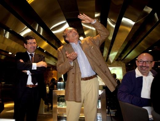4ª Cena con los Bodegueros, de Jordi Melendo La veritat revelada, Chus Madrazo i jo davant l'Anunciació de Nicolas Joly