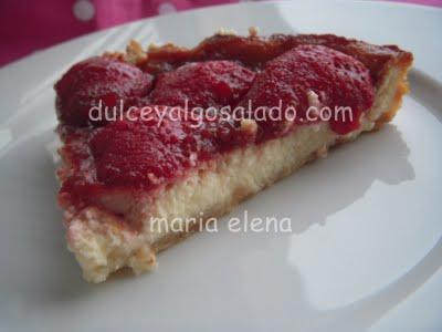 Tarta de Queso con fresas Tarta de Queso con fresas
