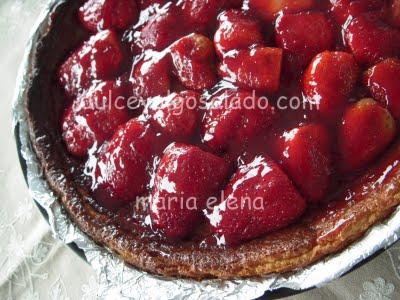 Tarta de Queso con fresas Tarta de Queso con fresas