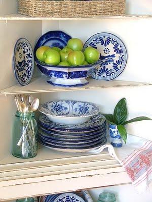 VAJILLA AZUL VAJILLA AZUL