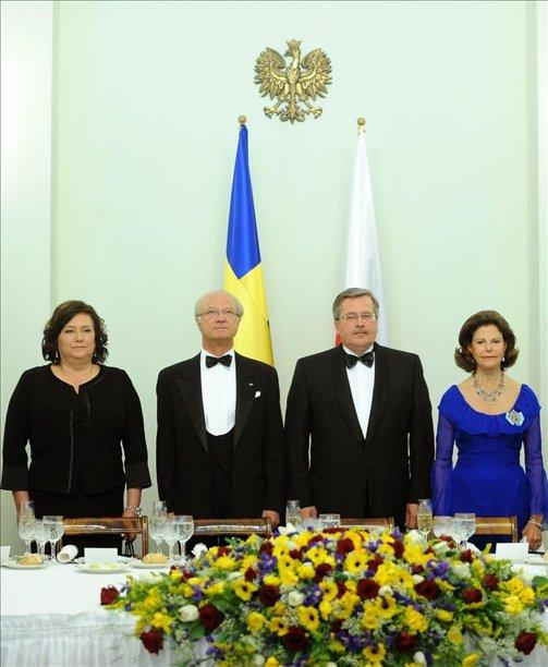 Los reyes de Suecia inician una visita oficial a Polonia para estrechar lazos