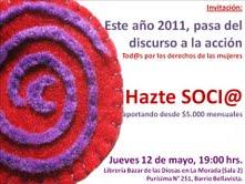 Invitación del Fondo Alquimia a Sumar NUEVAS Socias/os en la Librería Bazar Ciudad de las Diosas Invitación del Fondo Alquimia a Sumar NUEVAS Socias/os en la Librería Bazar Ciudad de las Diosas