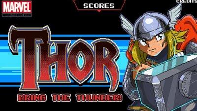 'Thor: Bring the Thunder': juego gratuito del superhéroe con aire ochentero 'Thor: Bring the Thunder': juego gratuito del superhéroe con aire ochentero
