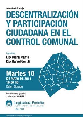 DESCENTRALIZACION Y PARTICIPACIÓN CIUDADANA EN EL CONTROL COMUNAL