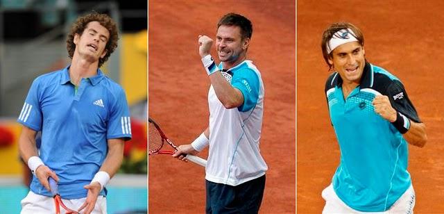 Masters de Madrid: Murray dijo adiós; Soderling y Ferrer avanzaron Masters de Madrid: Murray dijo adiós; Soderling y Ferrer avanzaron