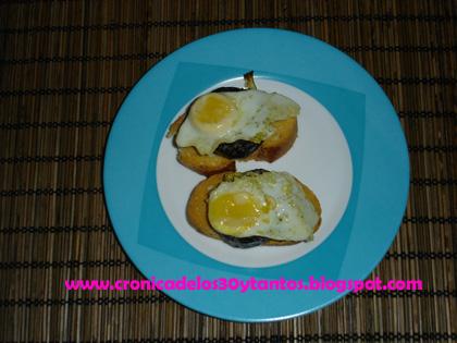 Pinchos de morcilla y huevos de codorniz Pinchos de morcilla y huevos de codorniz