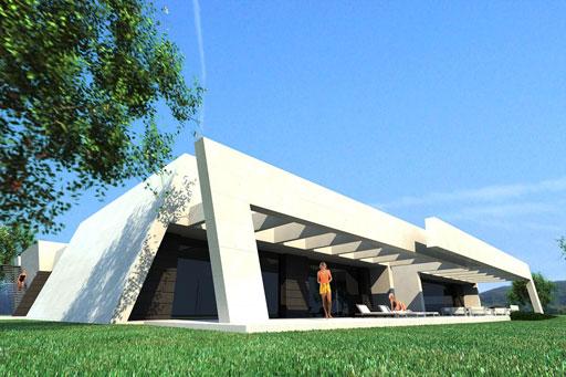 A-cero Projects A-cero presenta una exclusiva vivienda unifamiliar en una lujosa urbanización de Madrid