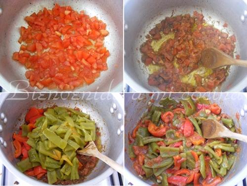 Tacktouka, ensalada de pimientos tradicional Tacktouka, ensalada de pimientos tradicional