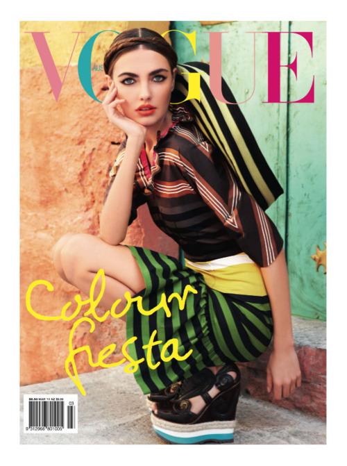 vogue autralia marzo 2010 cover Tendencia: Folk technicolor