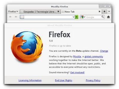 Firefox 5 Beta 1 Firefox 5 Beta 1