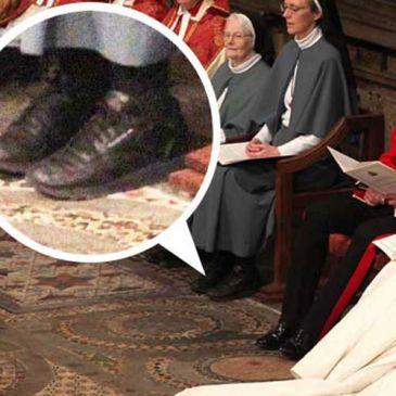 CHISME: Una monja asiste a la boda real británica en zapatillas Reebok
