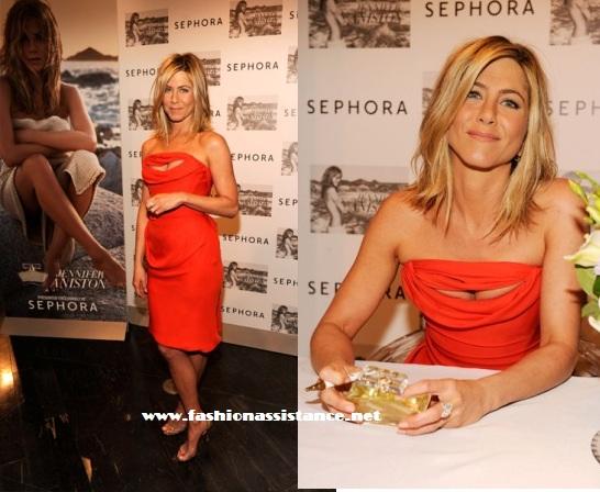 Jennifer Aniston, pura vitamina, presenta su fragancia en Sephora de Nueva York