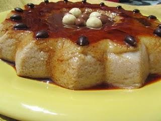 FLAN DE PERAS CON SALSA DE CHOCOLATE FLAN DE PERAS CON SALSA DE CHOCOLATE