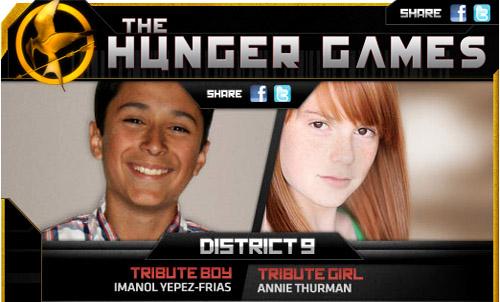Distrito 9 Novedades en The Hunger Games
