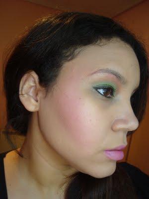 Pink and Green look. Pink and Green look.