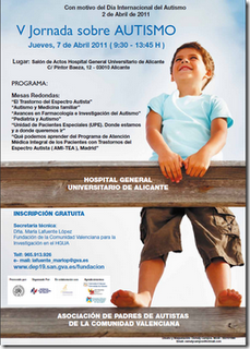 V Jornadas sobre Autismo en Alicante