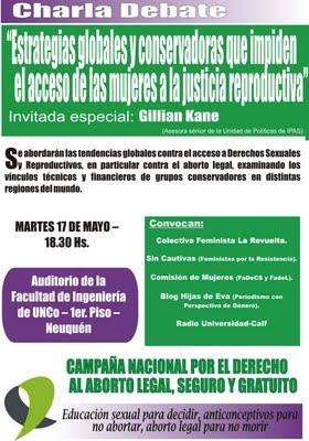 Charla Debate en Neuquén: Disertación de Gillian Kane