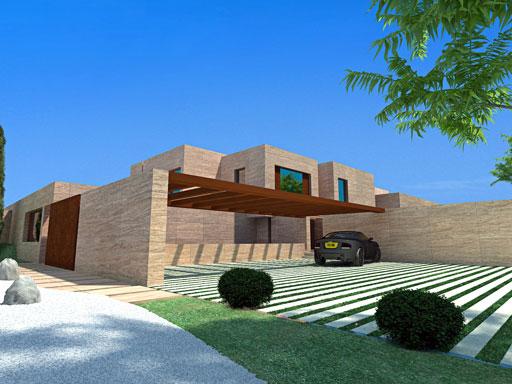 A-cero Projects A-cero presenta un proyecto de una vivienda Unifamiliar en una exclusiva urbanización de Madrid