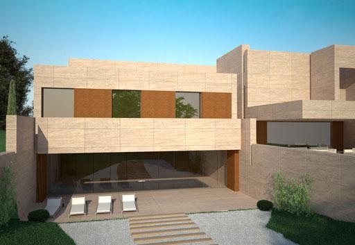A-cero Projects A-cero presenta un proyecto de una vivienda Unifamiliar en una exclusiva urbanización de Madrid