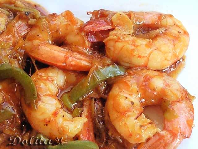 WOK DE LANGOSTINOS AL ESTILO ASIATICO WOK DE LANGOSTINOS AL ESTILO ASIATICO