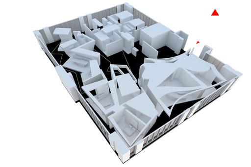 A-cero Projects A-cero presenta el proyecto para el showroom de Porcelanosa