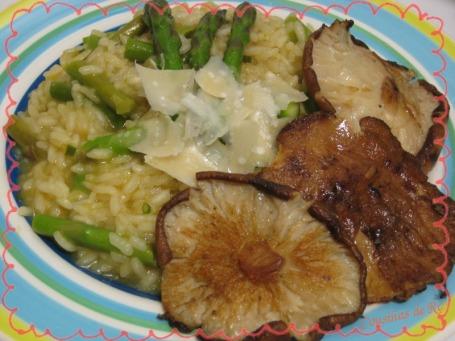 risotto_trigueros Risotto de trigueros con shitake