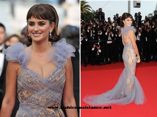 Festival de Cannes 2011. Penélope Cruz, de Marchesa, en la noche de estreno de 