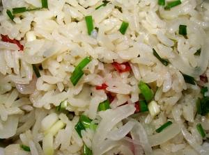 Brisas de Puerto Rico: El arroz con cebolla