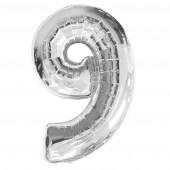 MIS FAVORITOS DE CANNES 2011 Giant Silver Number 9 Uninflated Foil Balloon