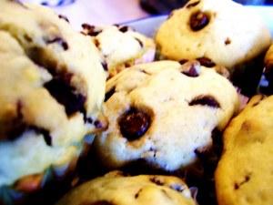 muffins de chispas de chocolate Muffins de chispas de chocolate