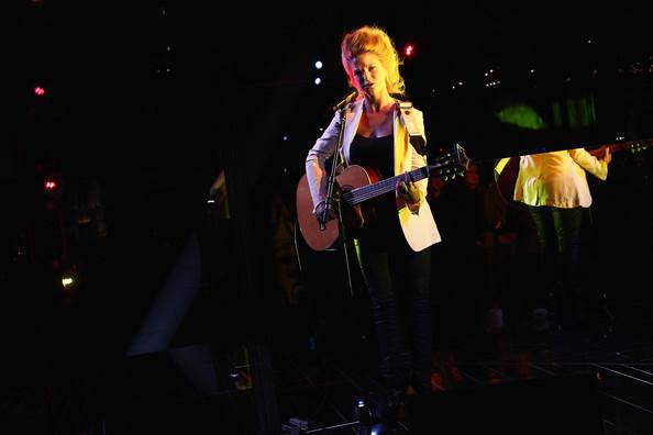MANGO NEW COLLECTION WITH KATE MOSS Selah Sue performs during the Mango new collection launch at Centre Pompidou on May 17, 2011 in Paris, France.