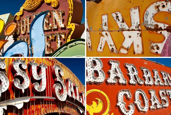 The Neon Museum :: cementerio de carteles en Las Vegas