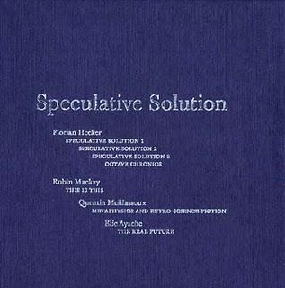 Mark Fell - Manitutshu / Hecker - Speculative Solution (eMego,2011) Mark Fell - Manitutshu / Hecker - Speculative Solution (eMego,2011)