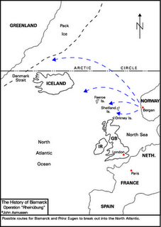 Los británicos detectan la partida del Bismarck – 21/05/1941. Los británicos detectan la partida del Bismarck – 21/05/1941.