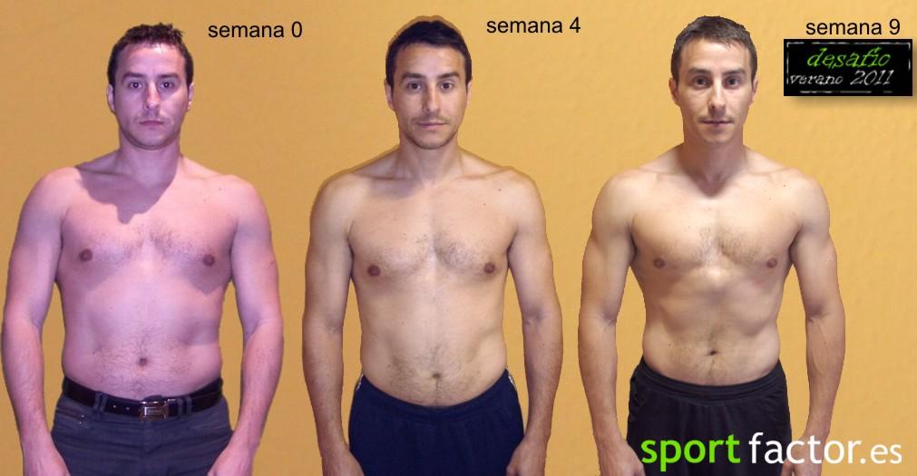 Transformación en 9 semanas Desafío verano 2011 – Resultados 2º mes