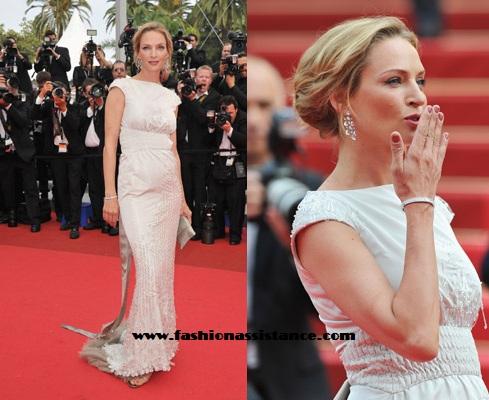 Uma Thurman, espléndida en cada una de sus apariciones durante el Festival de Cannes 2011