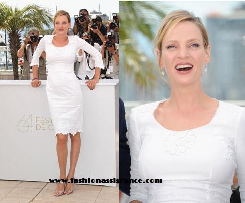 Uma Thurman, espléndida en cada una de sus apariciones durante el Festival de Cannes 2011