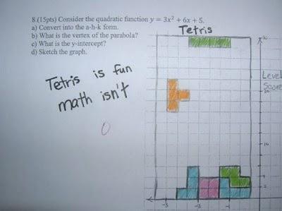 Tetris is fun, Math isn´t. Tetris is fun, Math isn´t.