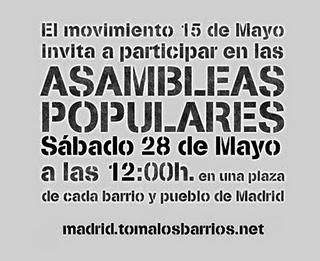 El movimiento 15M toma los barrios